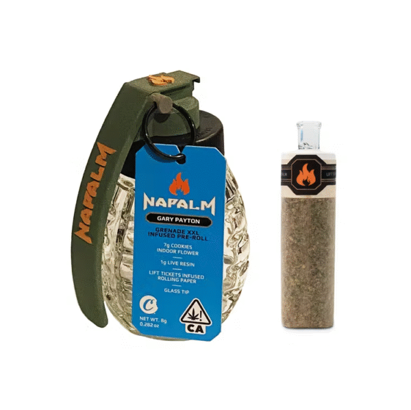 NAPALM GARY PAYTON PRE-ROLL Grenade NAPALM GARY PAYTON PRE-ROLL Grenade