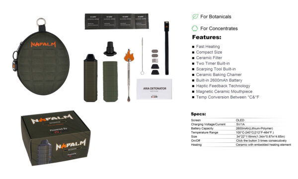 Napalm Aria detonator vape Napalm Aria detonator vape